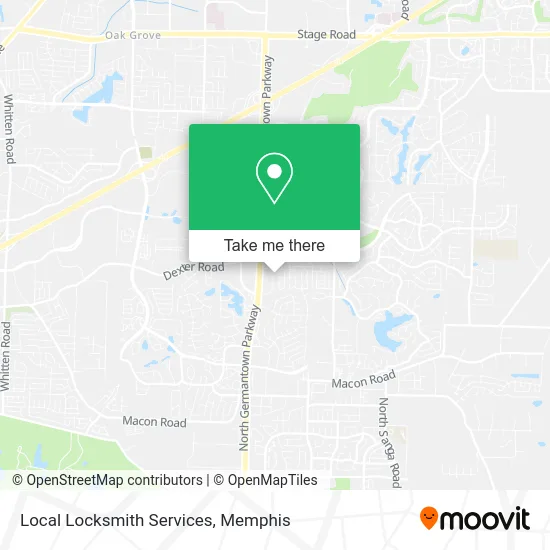 Local Locksmith Services map