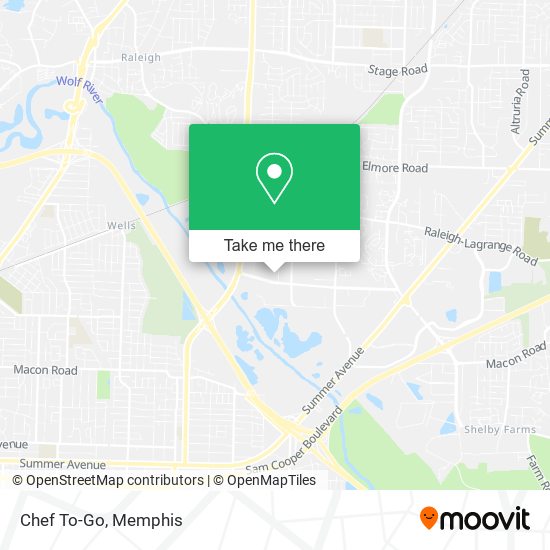 Chef To-Go map