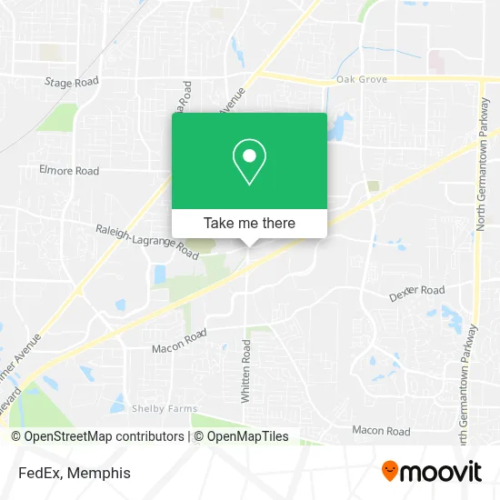 FedEx map
