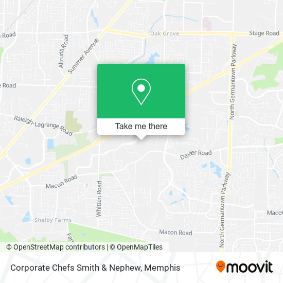Corporate Chefs Smith & Nephew map