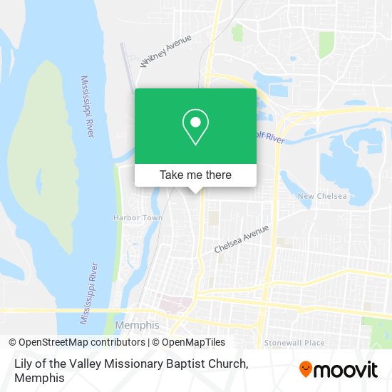 Mapa de Lily of the Valley Missionary Baptist Church