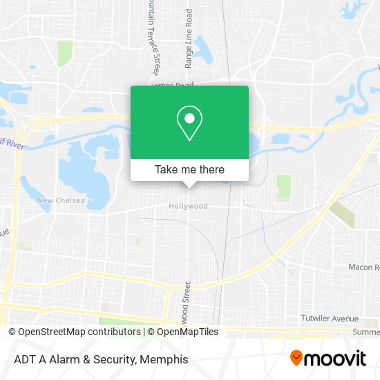 Mapa de ADT A Alarm & Security