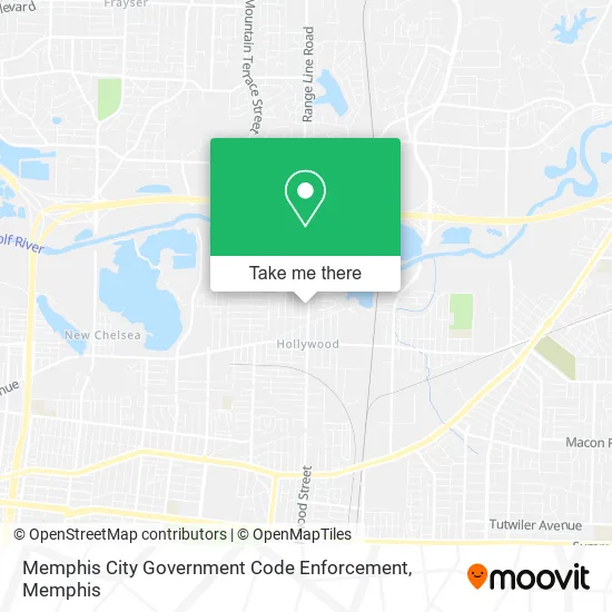 Memphis City Government Code Enforcement map
