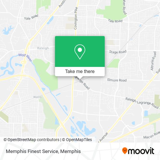 Memphis Finest Service map