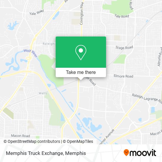 Memphis Truck Exchange map