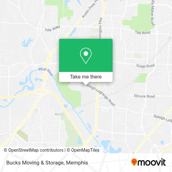 Bucks Moving & Storage map