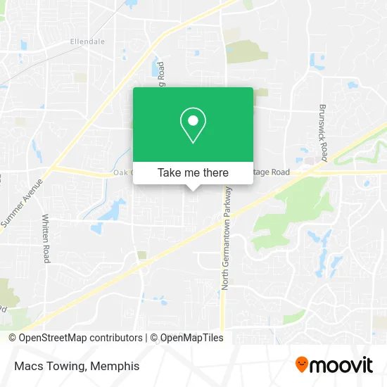 Macs Towing map