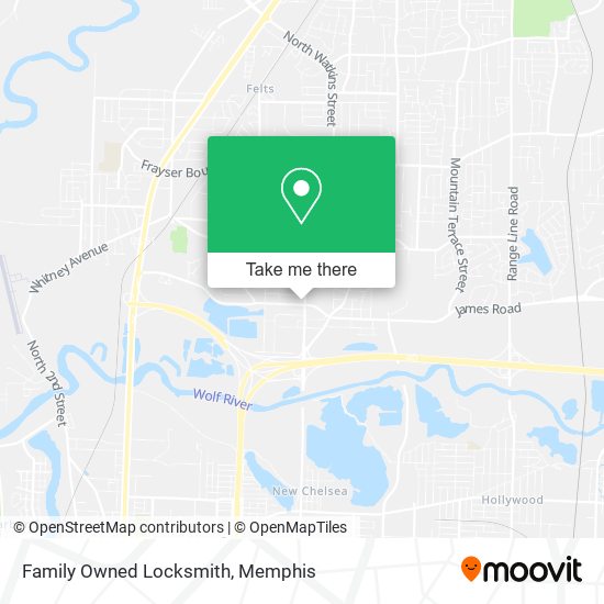 Family Owned Locksmith map