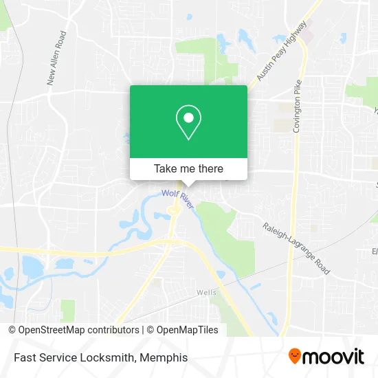 Fast Service Locksmith map