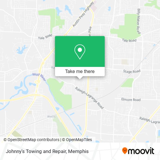 Mapa de Johnny's Towing and Repair