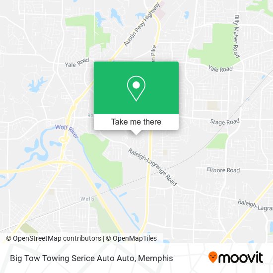 Mapa de Big Tow Towing Serice Auto Auto