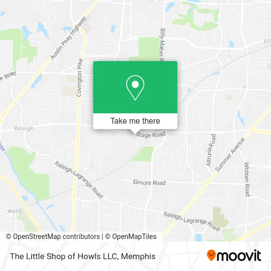 The Little Shop of Howls LLC map