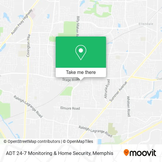 ADT 24-7 Monitoring & Home Security map