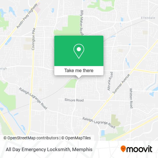 Mapa de All Day Emergency Locksmith