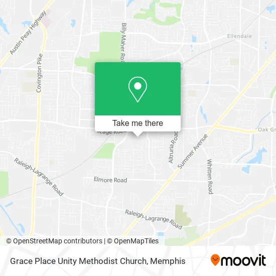 Grace Place Unity Methodist Church map