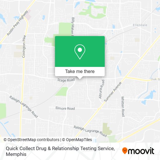 Mapa de Quick Collect Drug & Relationship Testing Service