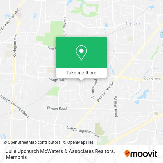 Julie Upchurch McWaters & Associates Realtors map