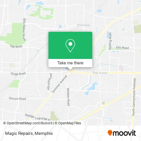 Magic Repairs map