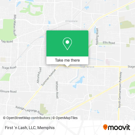 Mapa de First 'n Lash, LLC