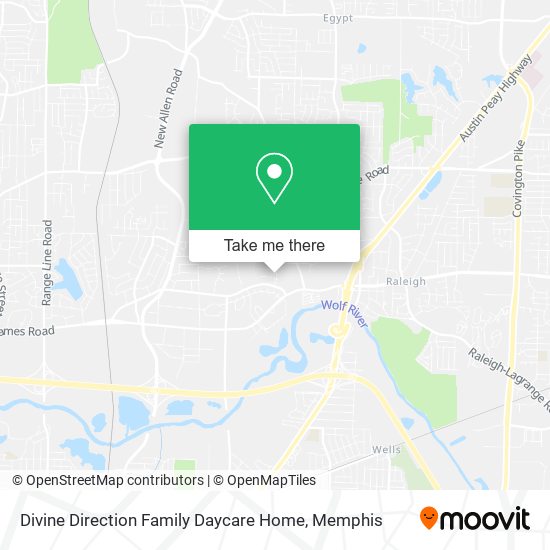 Mapa de Divine Direction Family Daycare Home