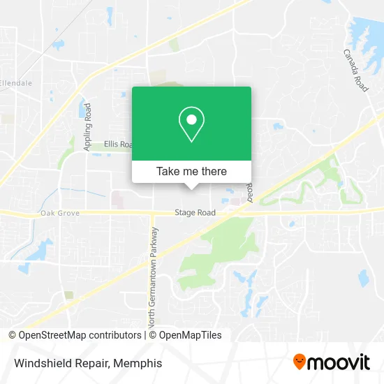 Windshield Repair map