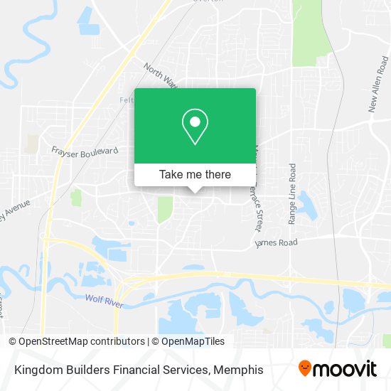 Kingdom Builders Financial Services map