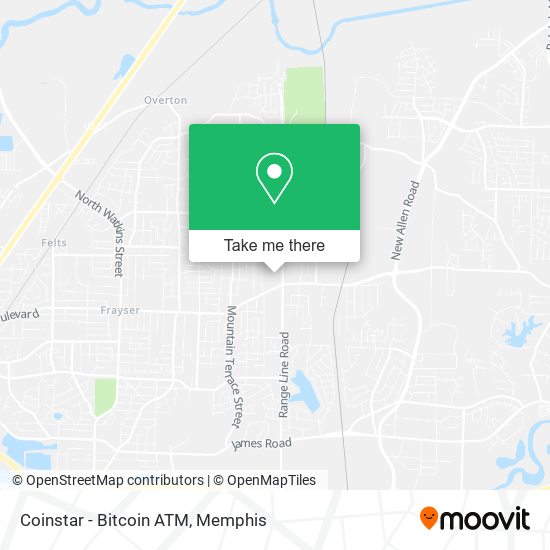 Mapa de Coinstar - Bitcoin ATM