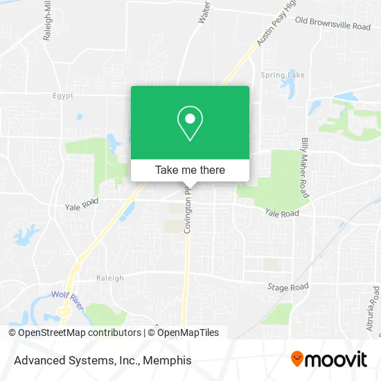 Advanced Systems, Inc. map