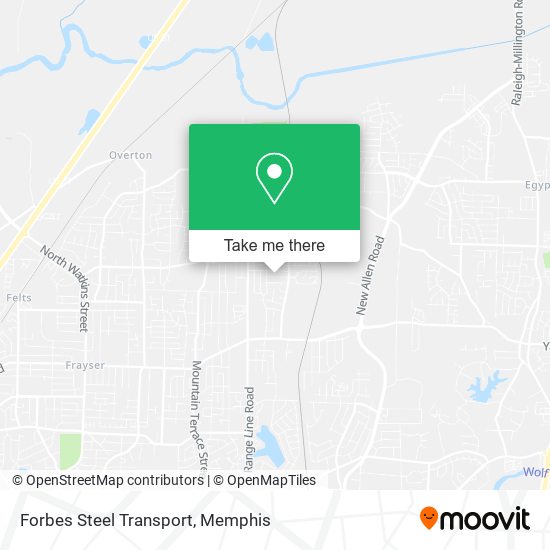 Mapa de Forbes Steel Transport