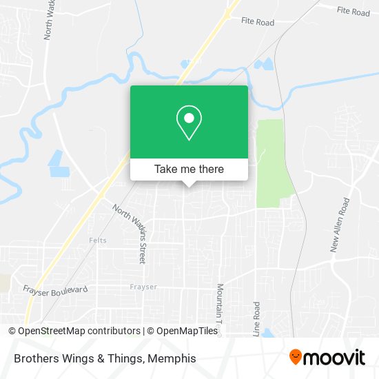 Mapa de Brothers Wings & Things