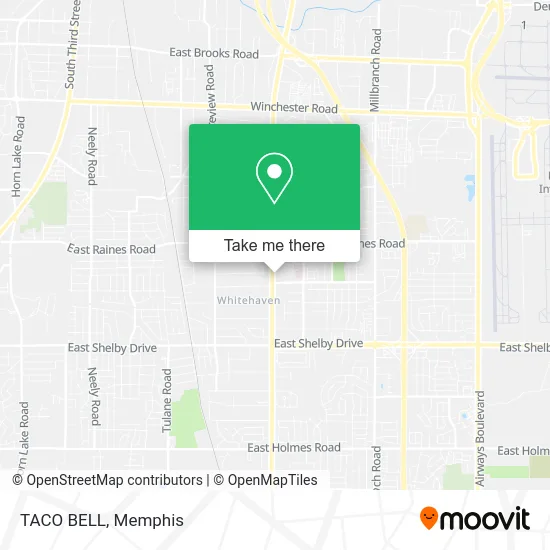 Mapa de TACO BELL