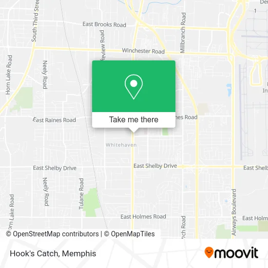 Hook's Catch map