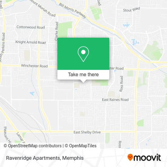 Mapa de Ravenridge Apartments