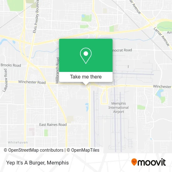 Yep It's A Burger map