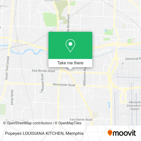Mapa de Popeyes LOUISIANA KITCHEN