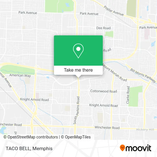 Mapa de TACO BELL