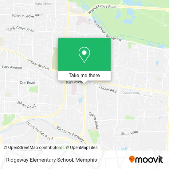 Mapa de Ridgeway Elementary School