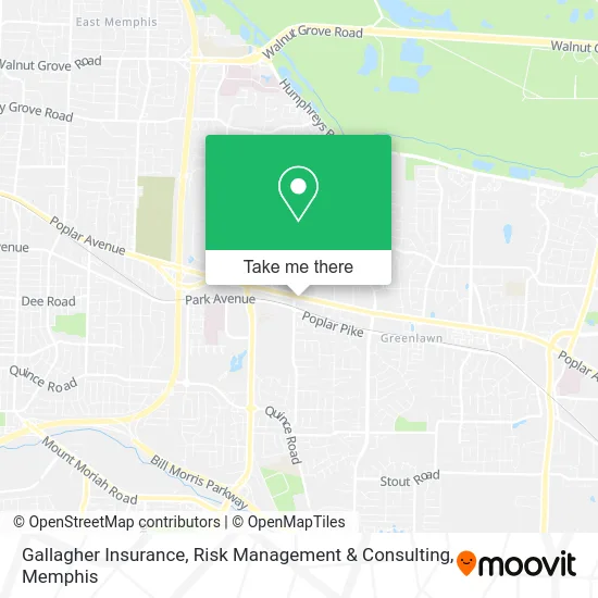 Mapa de Gallagher Insurance, Risk Management & Consulting