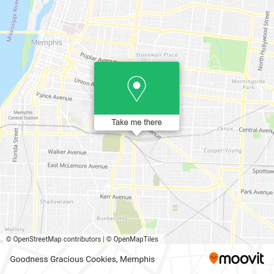 Mapa de Goodness Gracious Cookies