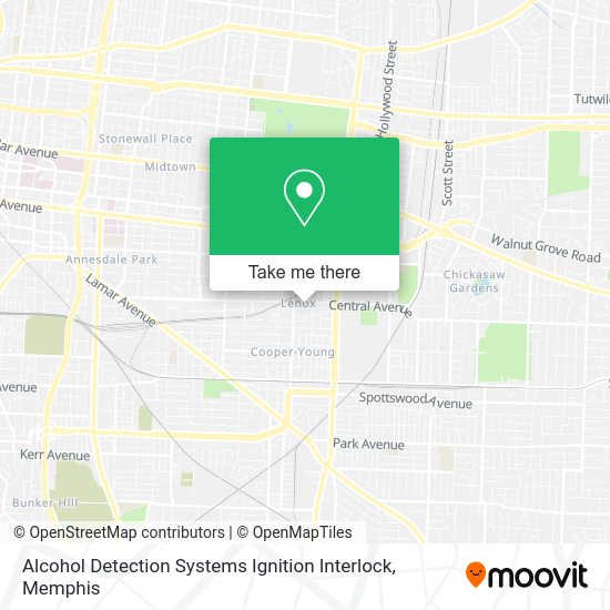 Alcohol Detection Systems Ignition Interlock map