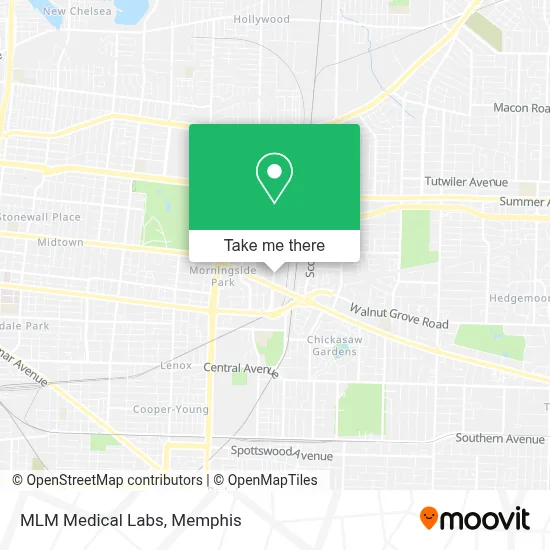 MLM Medical Labs map