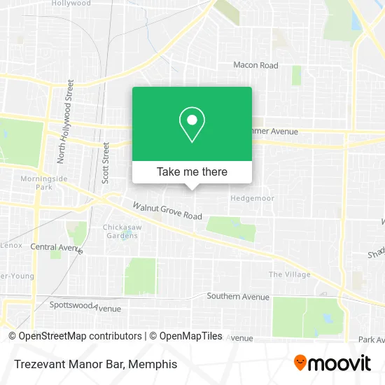 Trezevant Manor Bar map