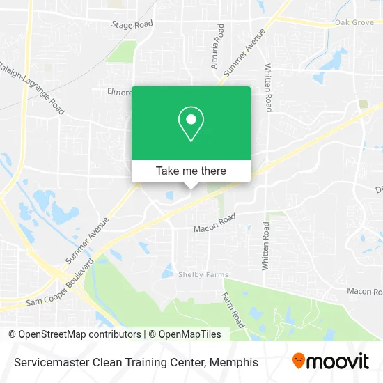 Servicemaster Clean Training Center map