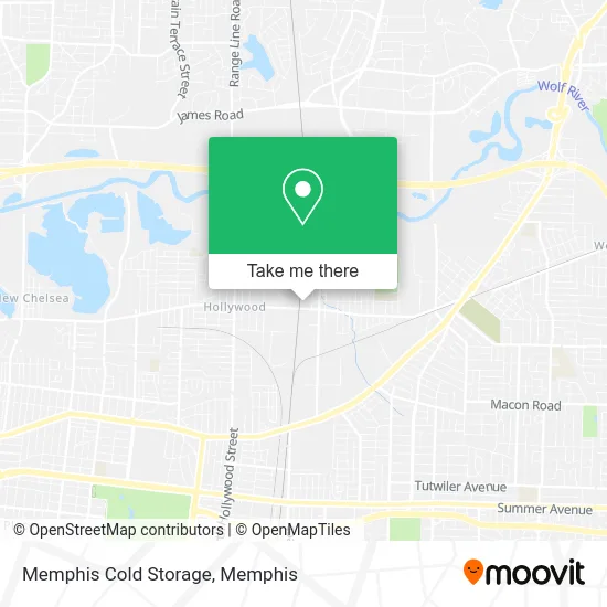 Memphis Cold Storage map