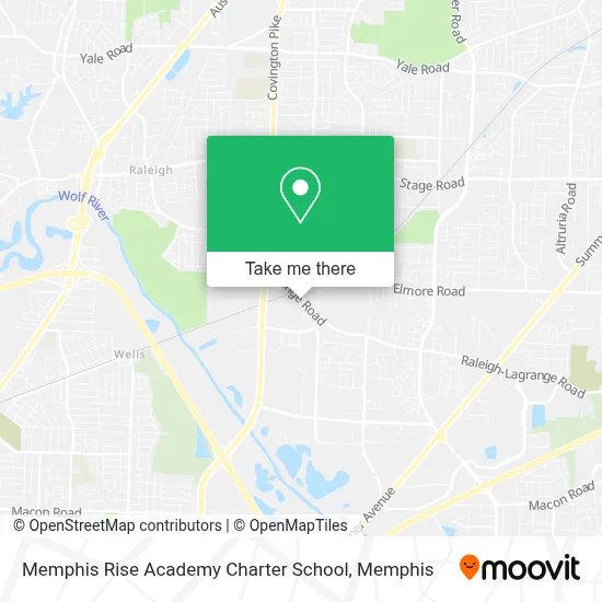 Memphis Rise Academy Charter School map