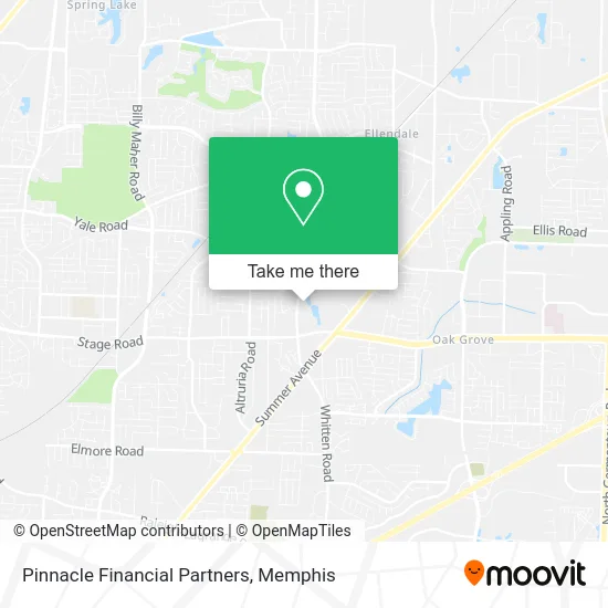 Mapa de Pinnacle Financial Partners