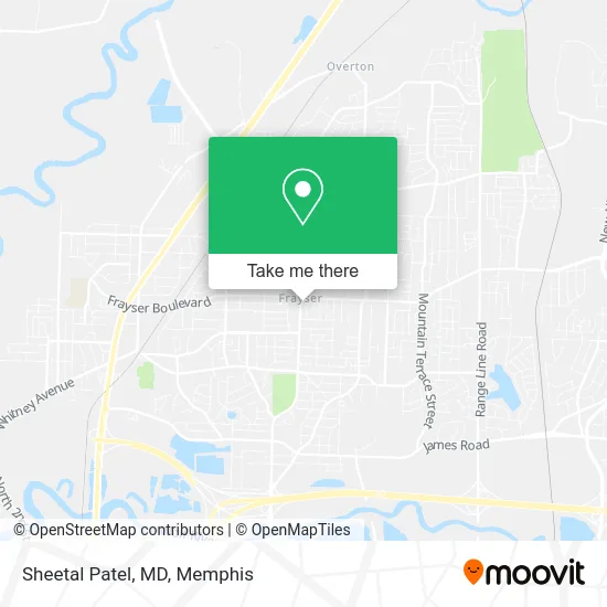 Sheetal Patel, MD map