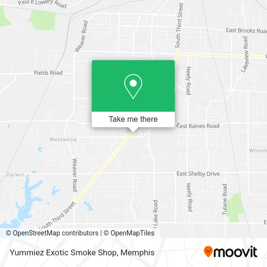 Mapa de Yummiez Exotic Smoke Shop