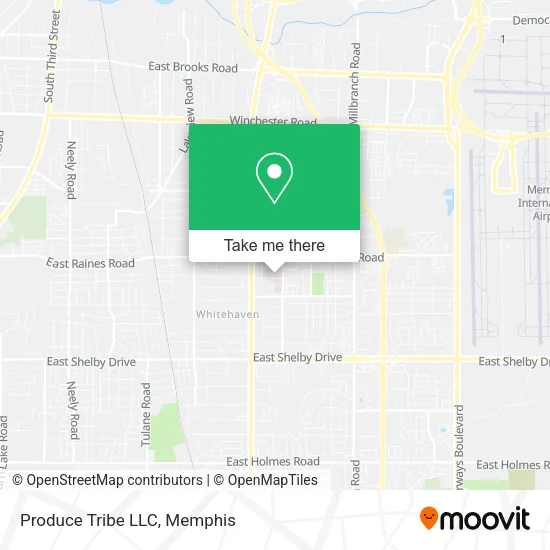 Mapa de Produce Tribe LLC
