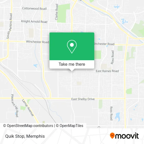 Mapa de Quik Stop